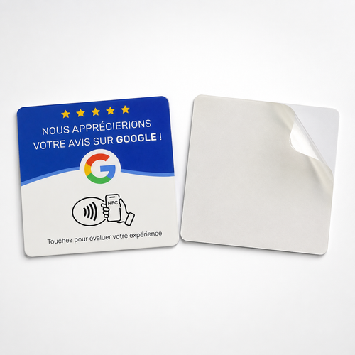 Carte NFC BIKS Avis vue recto et verso
