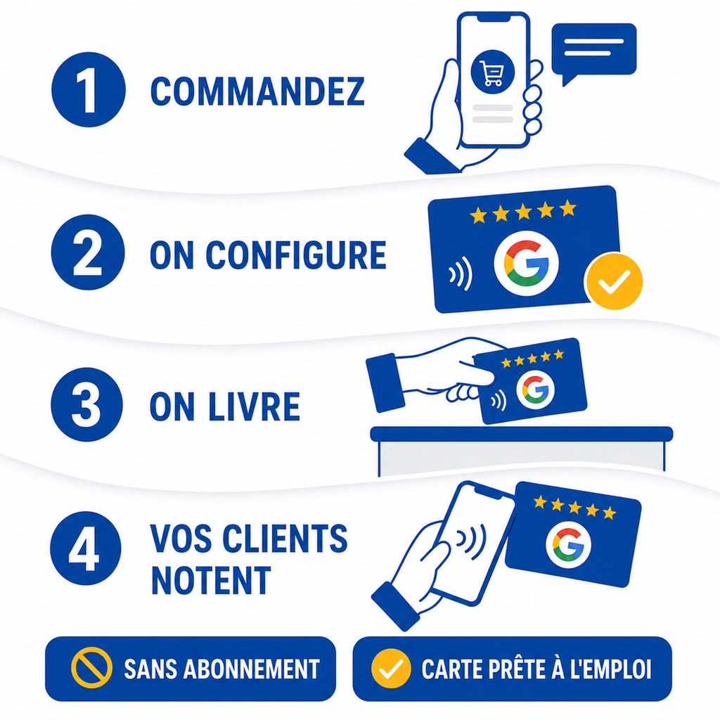 Carte NFC Avis Google - BIKS (2eme carte)